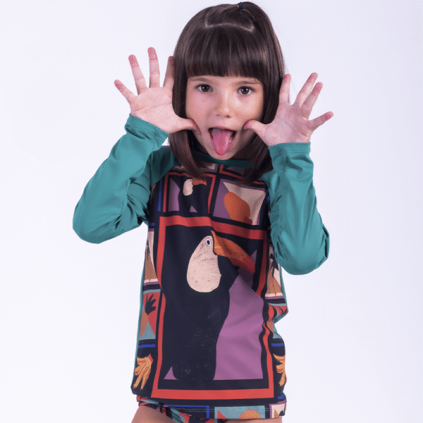 CAMISA UV INFANTIL MANGA LONGA ESTAMPADA BL0681BK